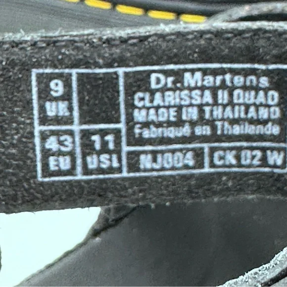 Dr. Martens Clarissa II Quad Platform Sandals. Sandals 11 - Picture 6 of 10